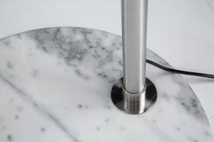 Stojací lampa JEREVAN Dekorhome Biela