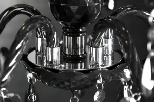 Závesná lampa SEATTLE luster Dekorhome Čierna