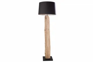 Stojacia lampa ROMA Dekorhome Čierna