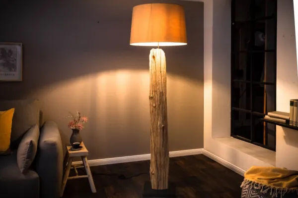Stojacia lampa ROMA Dekorhome Čierna