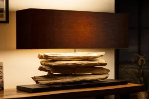 Stolová lampa BANJUL Dekorhome Čierna
