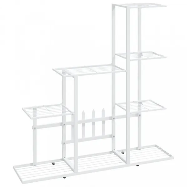 Stojan na kvety 8patrový Dekorhome Černá
