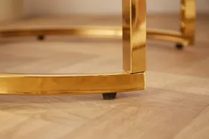 Odkladací stolík 2 ks DEION Dekorhome Čierna