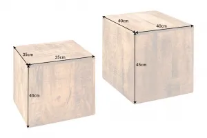 Odkladací stolík 2 ks LAIOS Dekorhome