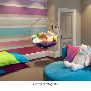 Závesné kreslo BUBBLE TYP 1 Tempo Kondela Stříbrná