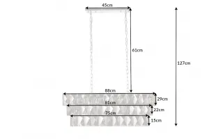 Závesná lampa ALOFI luster Dekorhome