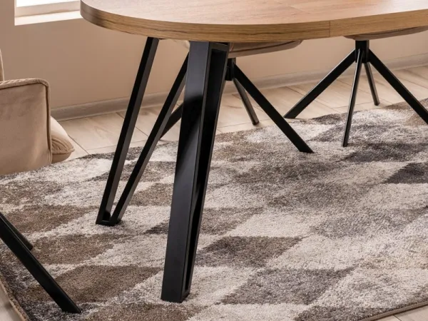 Signal Rozkládací jídelní stůl Galaxy 100/168 cm dub artisan/černý