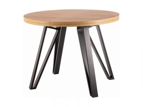 Signal Rozkládací jídelní stůl Galaxy 100/168 cm dub artisan/černý