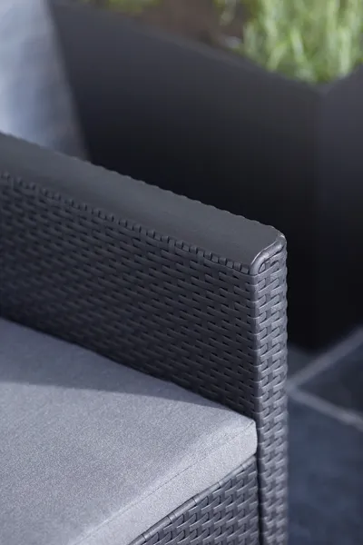 KETER Záhradný set CLARA 5 corner storage table | grafit