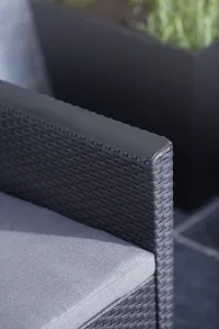 KETER Záhradný set CLARA 5 corner storage table | grafit