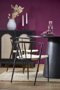 HALMAR Jídelní stůl Ginter černý
