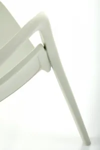 Stohovateľná jedálenská stolička K490 Halmar Černá