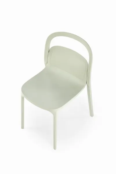 Stohovateľná jedálenská stolička K490 Halmar Černá