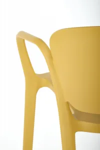 Stohovateľná jedálenská stolička K491 Halmar