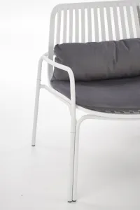 HALMAR Zahradní křeslo MELBY bílé