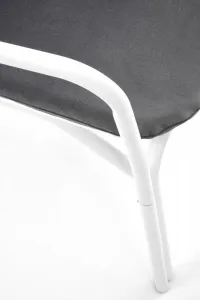 HALMAR Zahradní křeslo MELBY bílé