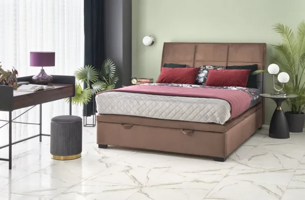 HALMAR Posteľ CONTINENTAL 2 160x200 sivá