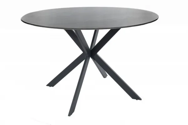 Signal Jídelní stůl Talia 90 cm keramika mramor/černý