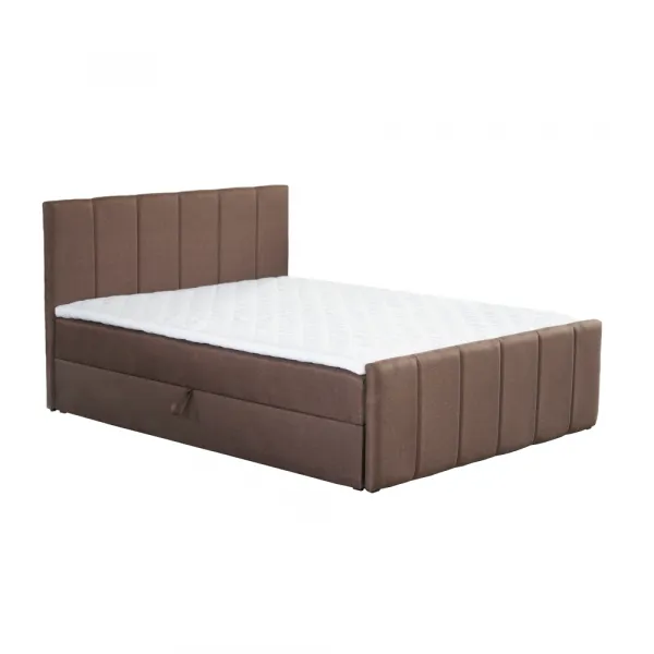 Boxspringová posteľ STAR 140x200 Tempo Kondela Hnedá
