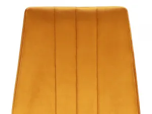 Signal Jedálenská stolička ATOM VELVET Farba: Čierna / Bluvel 19