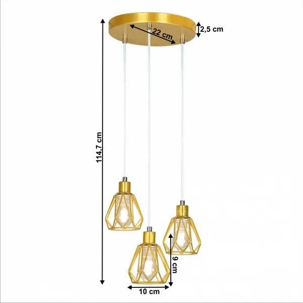 Závesná lampa OKIRA TYP 1 Tempo Kondela Strieborná