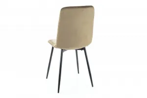 Signal Jedálenská stolička IVO VELVET Farba: Sivá / Bluvel 14