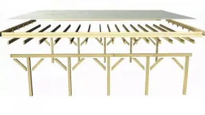 Drevený prístrešok / carport CLASSIC 2C Lanitplast