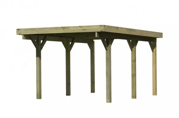 Drevený prístrešok / carport CLASSIC 1A Lanitplast