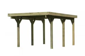 Drevený prístrešok / carport CLASSIC 1A Lanitplast
