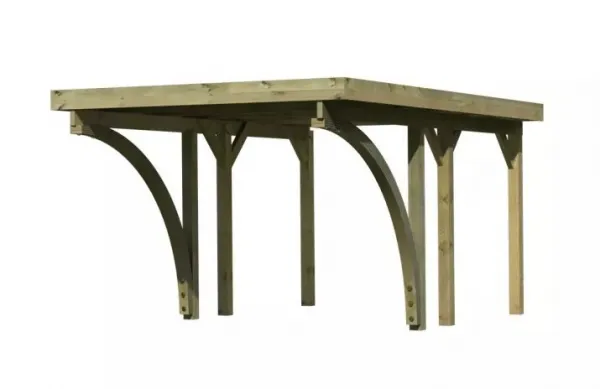 Drevený prístrešok / carport CLASSIC 1C Lanitplast