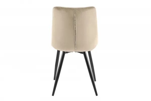Signal Jedálenská stolička RALPH VELVET Farba: Čierna / Bluvel 19