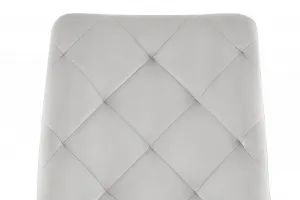 Signal Jedálenská stolička RALPH VELVET Farba: Čierna / Bluvel 19