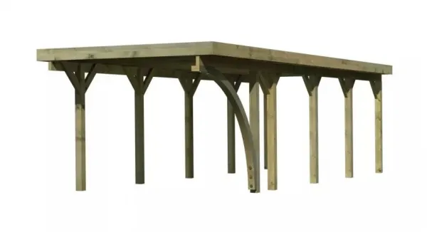 Drevený prístrešok / carport CLASSIC 3B Lanitplast