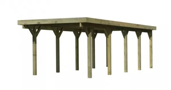Drevený prístrešok / carport CLASSIC 3A Lanitplast