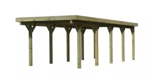 Drevený prístrešok / carport CLASSIC 3A Lanitplast