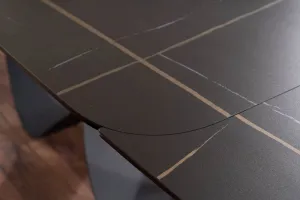 Signal Rozkládací jídelní stůl Infinity 160/240 cm černý mat