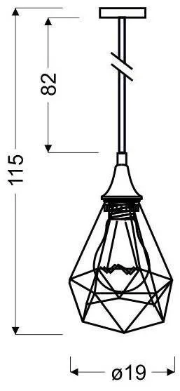 Závesná lampa GRAF Candellux