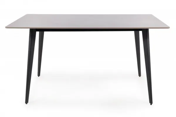 Signal Jídelní stůl Ivy 140 cm šedý/černý mat