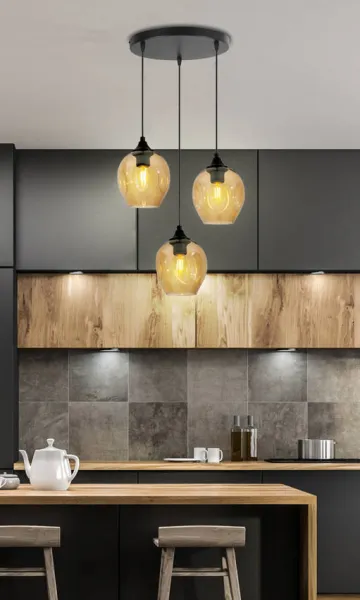 Závesná lampa ASPA 3xE27 Candellux