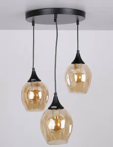 Závesná lampa ASPA 3xE27 Candellux