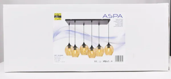 Závesná lampa ASPA 6xE27 Candellux
