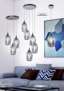 Závesná lampa MARINA 5xE27 Candellux