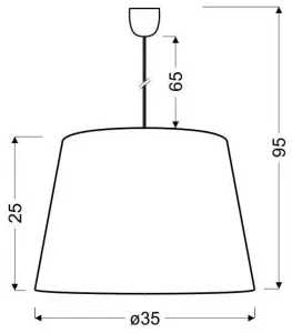 Závesná lampa SWEET Candellux