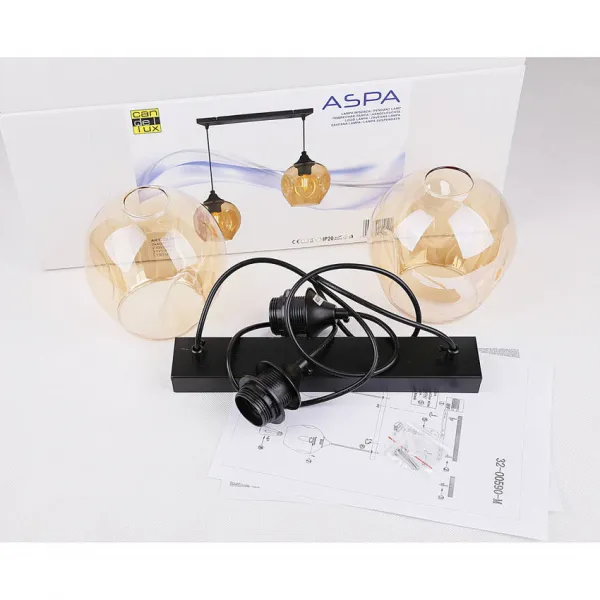Závesná lampa ASPA 2xE27 Candellux
