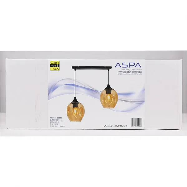 Závesná lampa ASPA 2xE27 Candellux