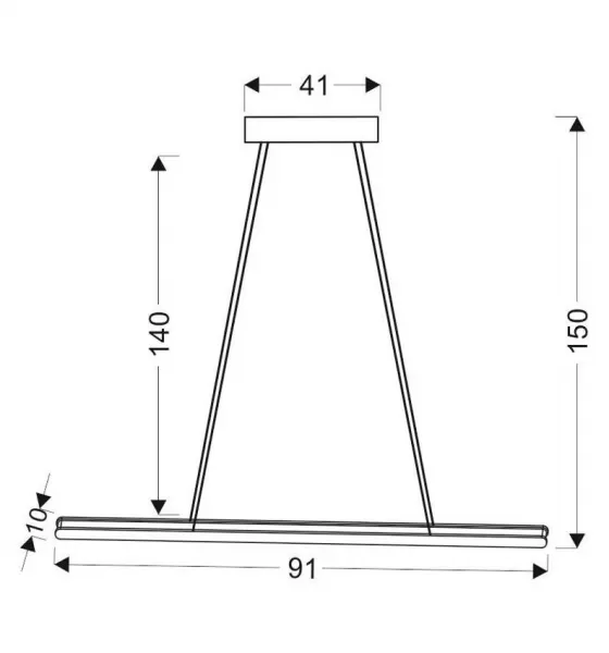 Závesné svietidlo COCONUT LED Candellux