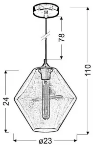 Závesná lampa BREMEN Candellux