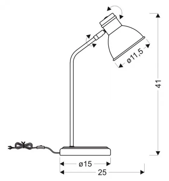 Stolová lampa ZUMBA Candellux