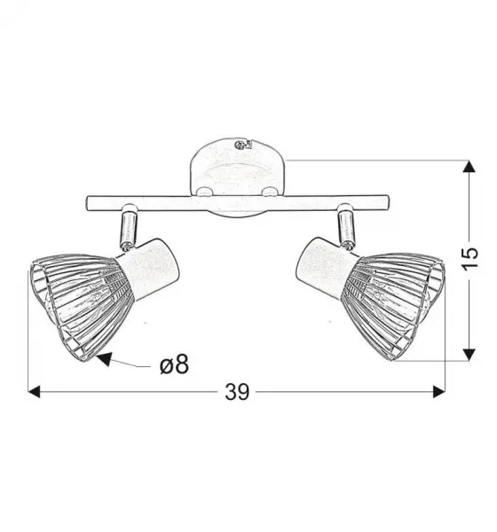 Stropné svietidlo FLY Candellux
