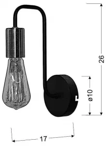 Nástenné svetlo HERPE Candellux